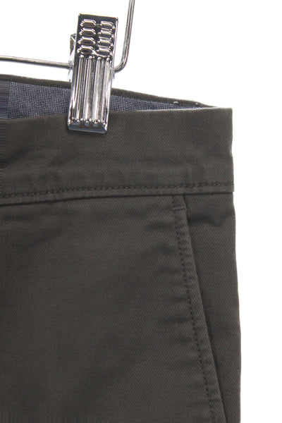 J Crew Men Chinos Dark Gray Button Size 30