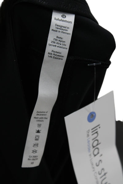 Lululemon Womens Ankle Cropped Dress Pants Black Size 12