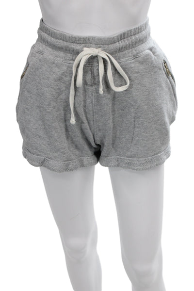 Sincerely Jules For Bandier Unisex Sweat Shorts Gray Drawstring Size M