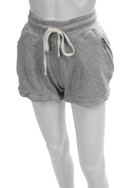 Sincerely Jules For Bandier Unisex Sweat Shorts Gray Drawstring Size M