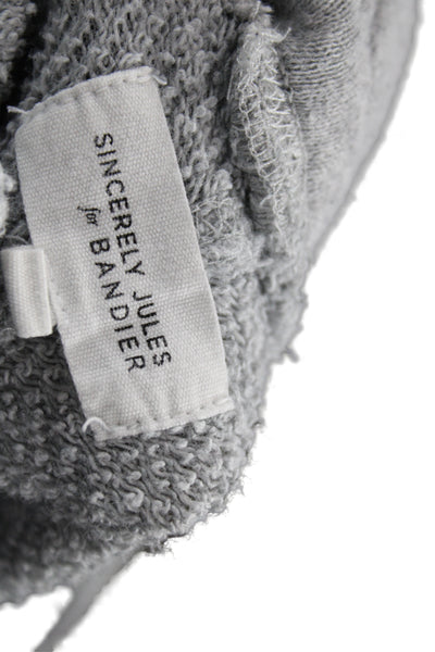 Sincerely Jules For Bandier Unisex Sweat Shorts Gray Drawstring Size M