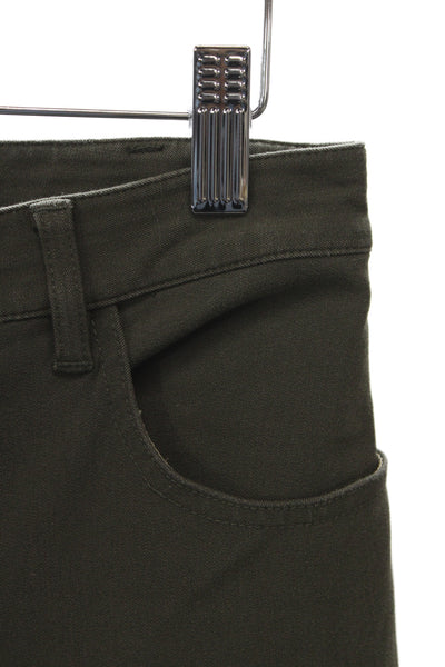 Theory Womens Cropped Army Green Pants Size 2