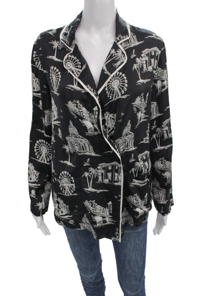 Maje Women Long Sleeve Top Size 1