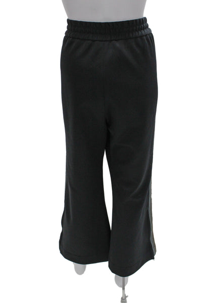 Marc Jacobs Women Black Sweatpants Zip Closure Designer Size L