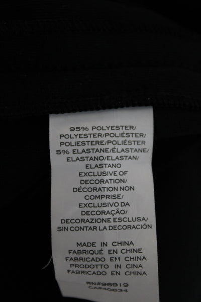 Marc Jacobs Women Black Sweatpants Zip Closure Designer Size L