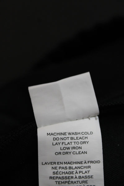 Marc Jacobs Women Black Sweatpants Zip Closure Designer Size L