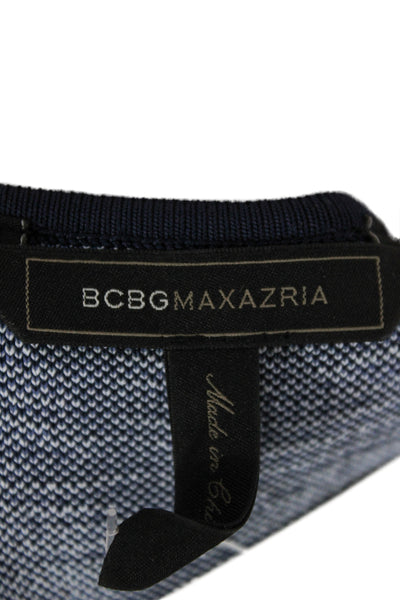 BCBGMAXAZRIA Womens Bodycon Tank Dress Black Aztec Square Neck Size XS