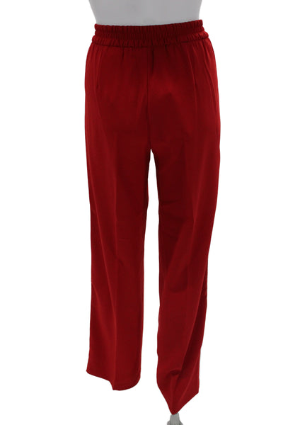 Zara Unisex Sweatpants Red Drawstring 100% Polyester Size S