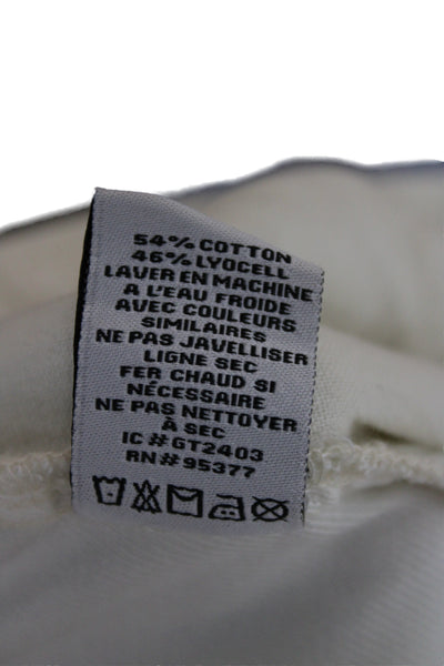 Sanctuary Women Ivory Cargo Pants Drawstring Inseam 27in Size M