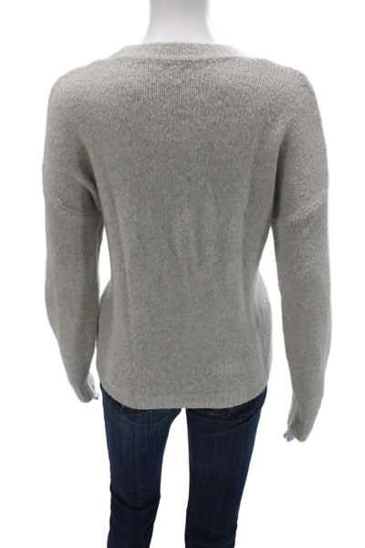 Hartford Unisex Gray Alpaca Blend Pullover Size 1