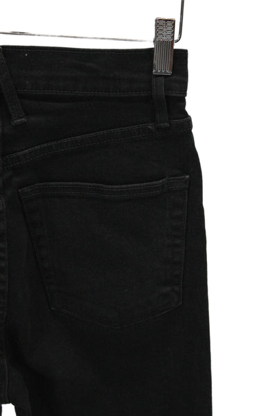 Slvrlake Womens Black Ankle Skinny Jeans Size 25
