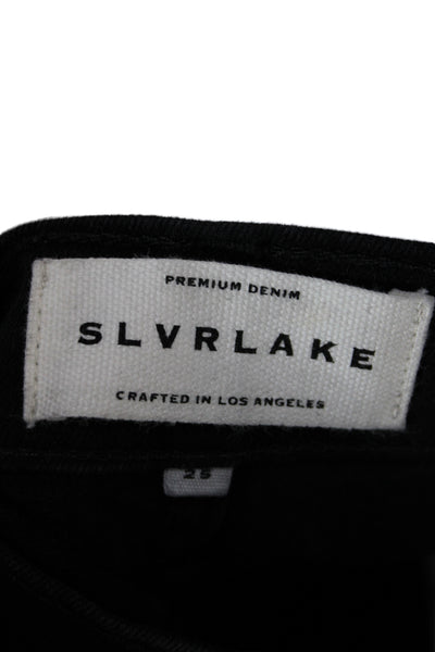 Slvrlake Womens Black Ankle Skinny Jeans Size 25