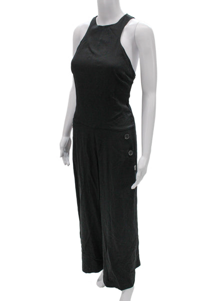 Massimo Dutti Women Sleeveless Black Jumpsuit Size XS