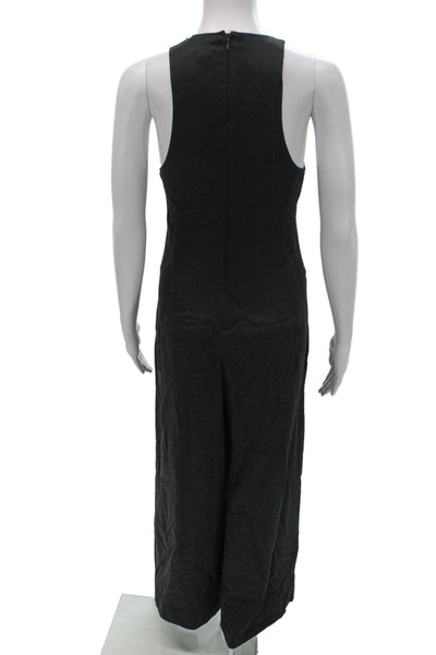 Massimo Dutti Women Sleeveless Black Jumpsuit Size XS