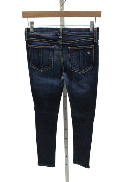 Rag & Bone Jean Women Dark Blue Skinny Ankle Jeans Size 25