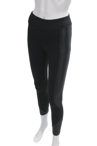 KORAL ACTIVEWEAR Womens Black Ankle Cropped Leggings Size S