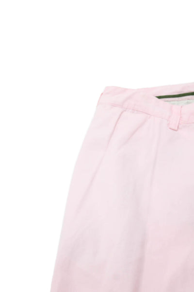 Orvis Mens Pink Cotton Chinos Button Fly Size 34