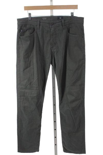AG Adriano Goldschmied Mens Dark Gray Chinos Size 34