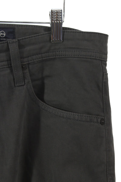 AG Adriano Goldschmied Mens Dark Gray Chinos Size 34