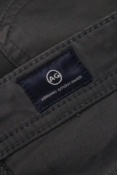 AG Adriano Goldschmied Mens Dark Gray Chinos Size 34