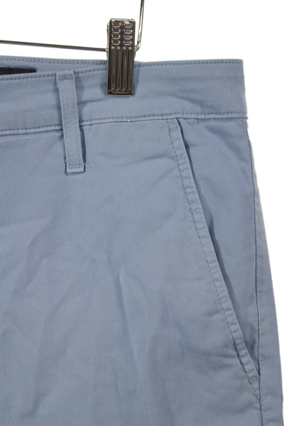 AG Adriano Goldschmied Mens Chino Shorts Light Blue Size 36