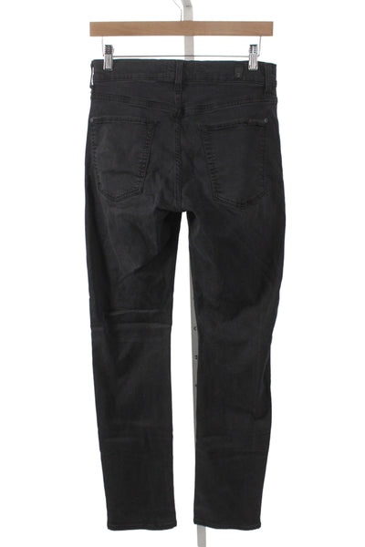 7 For All Mankind Mens Skinny Black Jeans Size 30