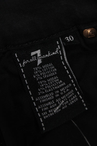 7 For All Mankind Mens Skinny Black Jeans Size 30