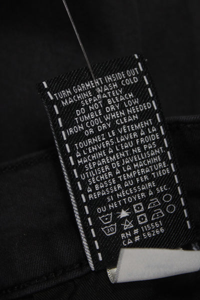 7 For All Mankind Mens Skinny Black Jeans Size 30