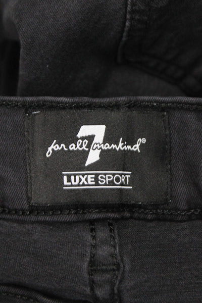 7 For All Mankind Mens Skinny Black Jeans Size 30