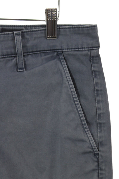 AG Adriano Goldschmied Mens Chino Shorts Dark Gray Polyester Size 34