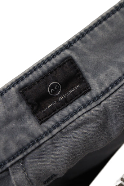 AG Adriano Goldschmied Mens Chino Shorts Dark Gray Polyester Size 34