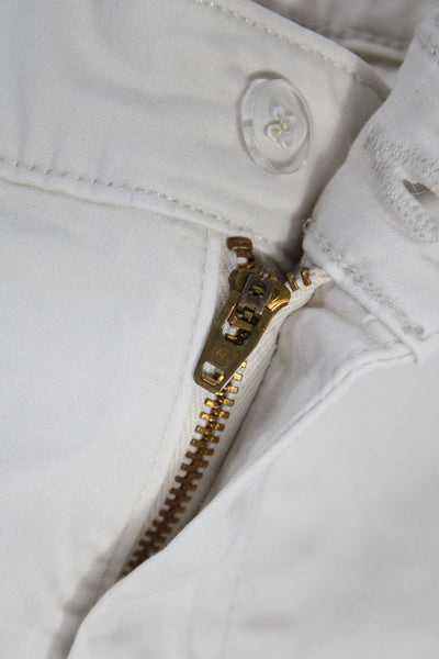 AG Adriano Goldschmied Mens Chino Shorts Beige Cotton Size 34