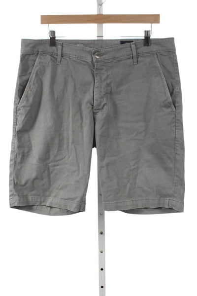 AG Adriano Goldschmied Mens Chino Shorts Gray Size 34