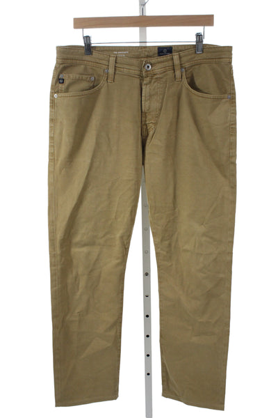 AG Adriano Goldschmied Men Tan Chinos Size 34