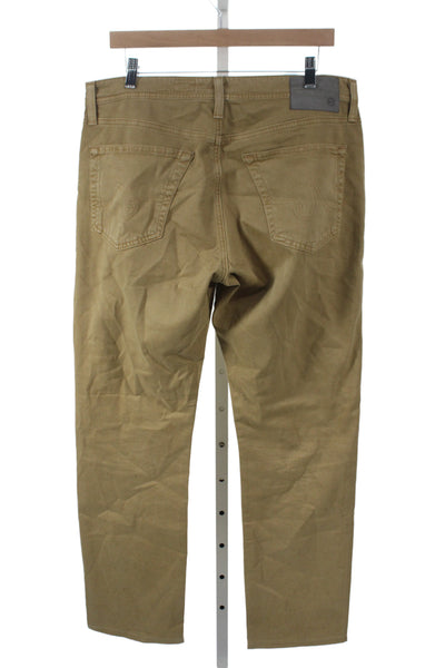 AG Adriano Goldschmied Men Tan Chinos Size 34