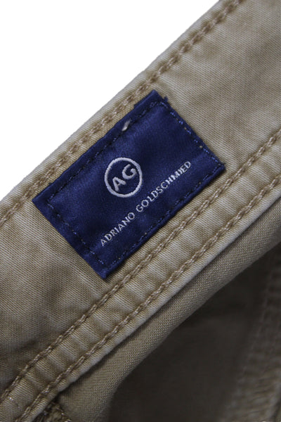 AG Adriano Goldschmied Men Tan Chinos Size 34
