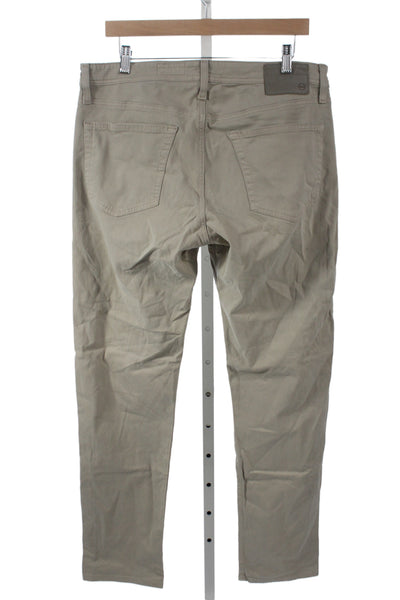 AG Adriano Goldschmied Mens Chino Khaki Pants Beige Button Fly Size 34