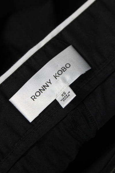 Ronny Kobo Unisex Dress Pants Black Size XS