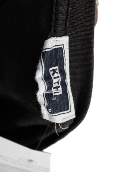 Kith Mens Black Floral Cotton Crew Neck Short Sleeve T-Shirt Size M
