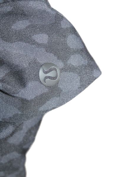 Lululemon Unisex Dark Gray Animal Print Jogger Sweatpants Drawstring Size 10