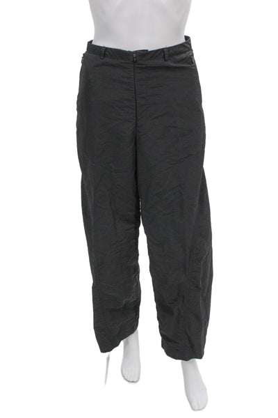 Zara Unisex Windbreaker Black Pants Polyamide Size XS