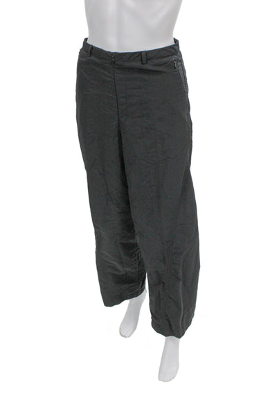 Zara Unisex Windbreaker Black Pants Polyamide Size XS
