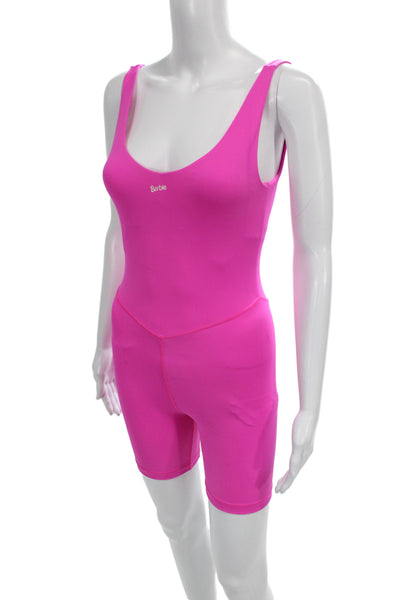 Bandier Women Pink Sleeveless Bodysuit Unitard Size XS