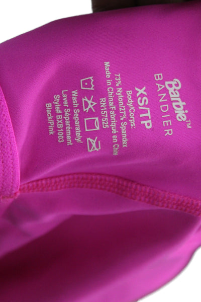 Bandier Women Pink Sleeveless Bodysuit Unitard Size XS