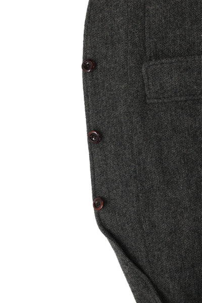 Wallace & Barnes Mens Gray Wool Sport Coat Collared Button Size 38