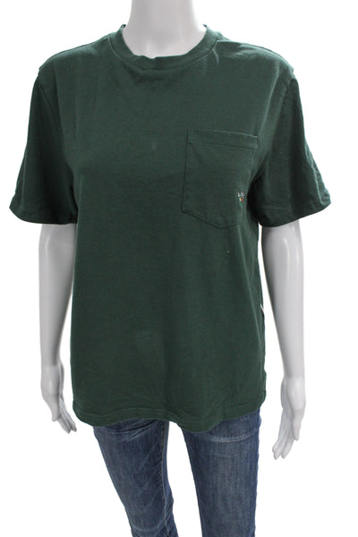 Aime Leon Dore Unisex Green Cotton Crew Neck Short Sleeve T-Shirt Size S