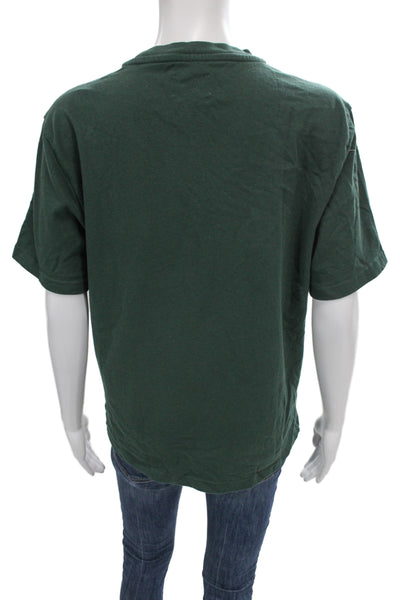 Aime Leon Dore Unisex Green Cotton Crew Neck Short Sleeve T-Shirt Size S