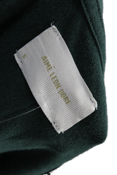 Aime Leon Dore Unisex Green Cotton Crew Neck Short Sleeve T-Shirt Size S