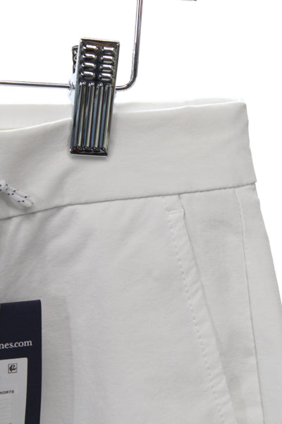 Vineyard Vines Mens Chino Shorts White Cotton Blend Size 31