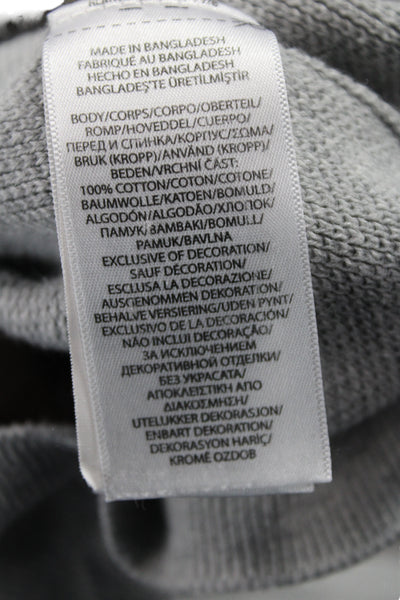 Polo Ralph Lauren Unisex Gray Zip Mock Neck Hoodie Size M
